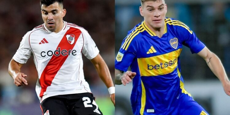 Boca y River, cara a cara en La Bombonera