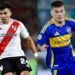 Boca y River, cara a cara en La Bombonera