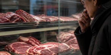 El consumo de carne alcanza su nivel más bajo en 20 años