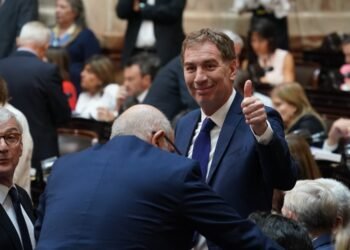 Diego Santilli asume como jefe de Gabinete y se reúne con Patricia Bullrich y aliados en el Senado