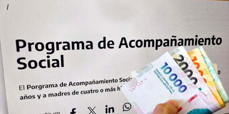 Detalles sobre el Programa Acompañamiento Social: monto y fecha de cobro para agosto de 2026